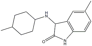 5-methyl-3-[(4-methylcyclohexyl)amino]-2,3-dihydro-1H-indol-2-one Structure