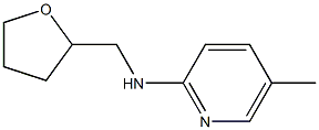 5-methyl-N-(oxolan-2-ylmethyl)pyridin-2-amine 구조식 이미지