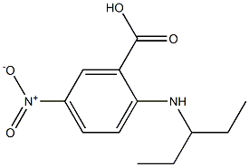 5-nitro-2-(pentan-3-ylamino)benzoic acid 구조식 이미지