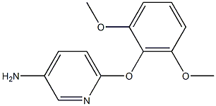 6-(2,6-dimethoxyphenoxy)pyridin-3-amine Structure