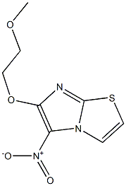 6-(2-methoxyethoxy)-5-nitroimidazo[2,1-b][1,3]thiazole 구조식 이미지