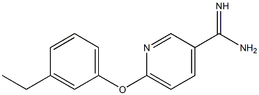 6-(3-ethylphenoxy)pyridine-3-carboximidamide 구조식 이미지