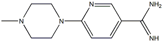 6-(4-methylpiperazin-1-yl)pyridine-3-carboximidamide 구조식 이미지
