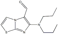 6-(dipropylamino)imidazo[2,1-b][1,3]thiazole-5-carbaldehyde Structure