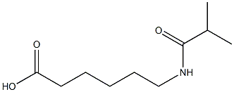 6-(isobutyrylamino)hexanoic acid Structure