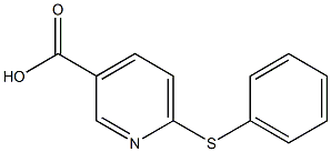 6-(phenylsulfanyl)pyridine-3-carboxylic acid 구조식 이미지