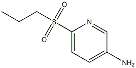 6-(propylsulfonyl)pyridin-3-amine 구조식 이미지