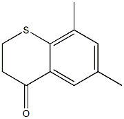 6,8-dimethyl-3,4-dihydro-2H-1-benzothiopyran-4-one Structure