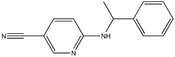 6-[(1-phenylethyl)amino]nicotinonitrile 구조식 이미지