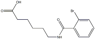 6-[(2-bromobenzoyl)amino]hexanoic acid Structure