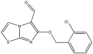6-[(2-chlorobenzyl)oxy]imidazo[2,1-b][1,3]thiazole-5-carbaldehyde Structure