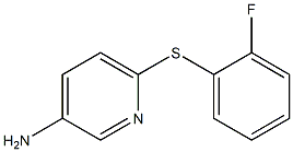 6-[(2-fluorophenyl)sulfanyl]pyridin-3-amine 구조식 이미지