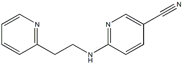 6-[(2-pyridin-2-ylethyl)amino]nicotinonitrile Structure