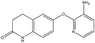 6-[(3-aminopyridin-2-yl)oxy]-3,4-dihydroquinolin-2(1H)-one 구조식 이미지