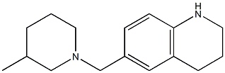 6-[(3-methylpiperidin-1-yl)methyl]-1,2,3,4-tetrahydroquinoline 구조식 이미지