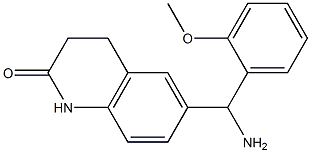 6-[amino(2-methoxyphenyl)methyl]-1,2,3,4-tetrahydroquinolin-2-one Structure