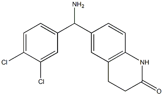 6-[amino(3,4-dichlorophenyl)methyl]-1,2,3,4-tetrahydroquinolin-2-one 구조식 이미지