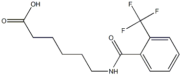 6-{[2-(trifluoromethyl)phenyl]formamido}hexanoic acid 구조식 이미지