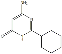 6-amino-2-cyclohexyl-3,4-dihydropyrimidin-4-one Structure