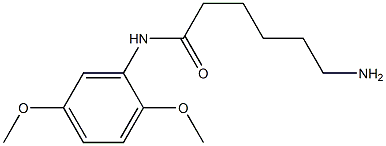 6-amino-N-(2,5-dimethoxyphenyl)hexanamide 구조식 이미지