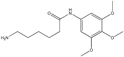 6-amino-N-(3,4,5-trimethoxyphenyl)hexanamide Structure