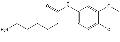 6-amino-N-(3,4-dimethoxyphenyl)hexanamide Structure