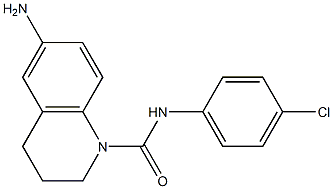 6-amino-N-(4-chlorophenyl)-1,2,3,4-tetrahydroquinoline-1-carboxamide Structure