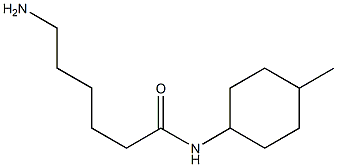 6-amino-N-(4-methylcyclohexyl)hexanamide 구조식 이미지