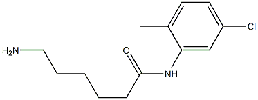 6-amino-N-(5-chloro-2-methylphenyl)hexanamide 구조식 이미지