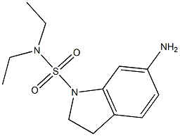6-amino-N,N-diethyl-2,3-dihydro-1H-indole-1-sulfonamide 구조식 이미지