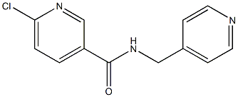 6-chloro-N-(pyridin-4-ylmethyl)pyridine-3-carboxamide 구조식 이미지