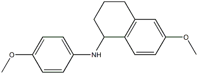 6-methoxy-N-(4-methoxyphenyl)-1,2,3,4-tetrahydronaphthalen-1-amine Structure