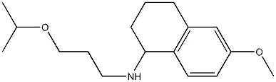 6-methoxy-N-[3-(propan-2-yloxy)propyl]-1,2,3,4-tetrahydronaphthalen-1-amine Structure