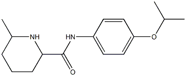 6-methyl-N-[4-(propan-2-yloxy)phenyl]piperidine-2-carboxamide Structure