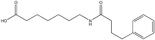 7-(4-phenylbutanamido)heptanoic acid 구조식 이미지