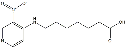 7-[(3-nitropyridin-4-yl)amino]heptanoic acid 구조식 이미지