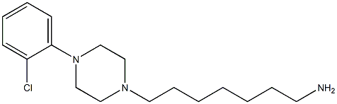 7-[4-(2-chlorophenyl)piperazin-1-yl]heptan-1-amine 구조식 이미지