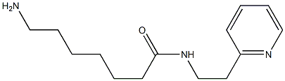 7-amino-N-(2-pyridin-2-ylethyl)heptanamide Structure