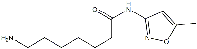 7-amino-N-(5-methylisoxazol-3-yl)heptanamide Structure