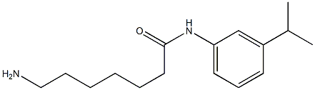 7-amino-N-[3-(propan-2-yl)phenyl]heptanamide Structure