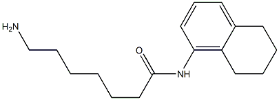 7-amino-N-5,6,7,8-tetrahydronaphthalen-1-ylheptanamide Structure