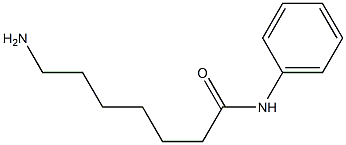 7-amino-N-phenylheptanamide 구조식 이미지