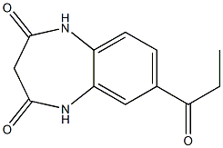 7-propanoyl-2,3,4,5-tetrahydro-1H-1,5-benzodiazepine-2,4-dione Structure