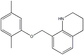 8-(2,5-dimethylphenoxymethyl)-1,2,3,4-tetrahydroquinoline Structure