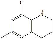 8-chloro-6-methyl-1,2,3,4-tetrahydroquinoline Structure