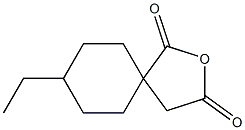 8-ethyl-2-oxaspiro[4.5]decane-1,3-dione 구조식 이미지