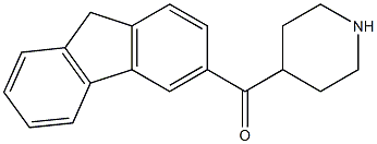 9H-fluoren-3-yl(piperidin-4-yl)methanone Structure