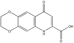 9-oxo-2,3,6,9-tetrahydro[1,4]dioxino[2,3-g]quinoline-7-carboxylic acid Structure