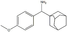adamantan-1-yl(4-methoxyphenyl)methanamine Structure