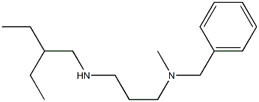 benzyl({3-[(2-ethylbutyl)amino]propyl})methylamine Structure